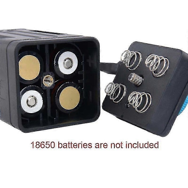 8.4v Vanntett USB 4x 18650 Batterioppbevaringsboks egnet for Sykkel LED Smarttelefon