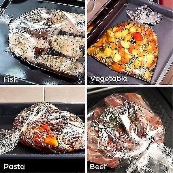 Paket med 10, Stor Ugnspåse 63*51cm Säker för Ugn eller Mikrovågsugn