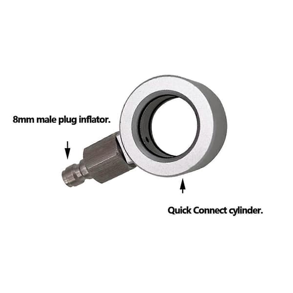 Co2 Påfyllningsadapter för Rosa Co2 Cylinder Utbytes Carbonator Fyllningsstation för DUO Terra Art Sod