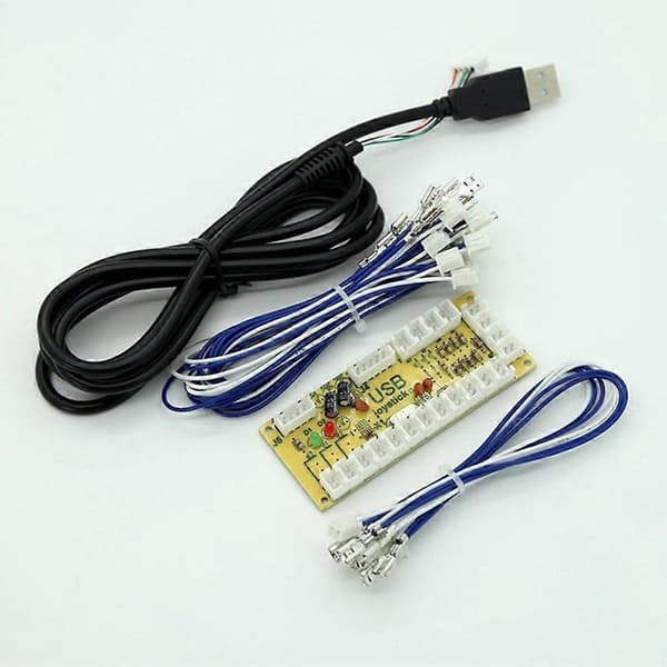 Zero Delay Arcade DIY Arcade USB-kodare till joystick för PC/PS3/Raspberry Pi/Android med SANWA Joystick 4.8MM KNAPP