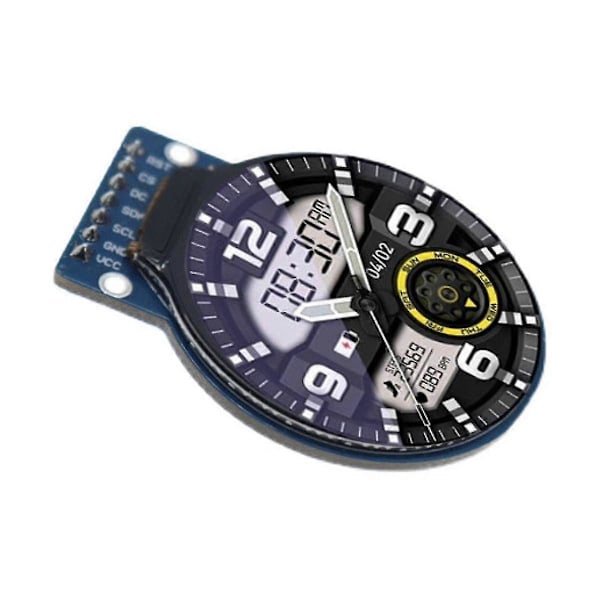 1.28 tum TFT LCD Display Modul Rund RGB IPS HD 240X240 Upplösning GC9A01 Drivrutin 4 Tråds SPI Inter
