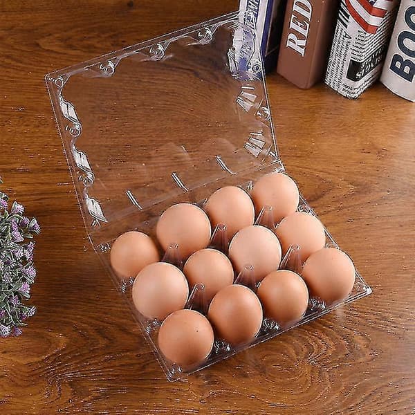 10 stk. Egg Oppbevaringsbeholder
