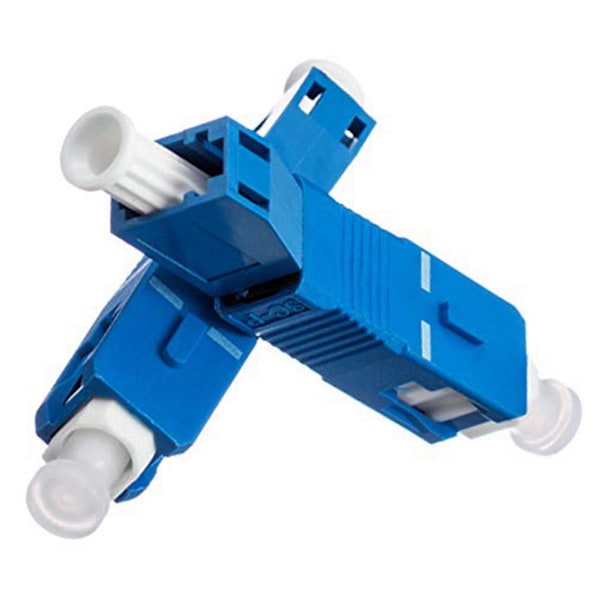 2 ST Enkelmod 9/125Um SC/UPC Hane till LC/UPC Hona Hybrid Optisk Fiber Adapter Kontakt för Op