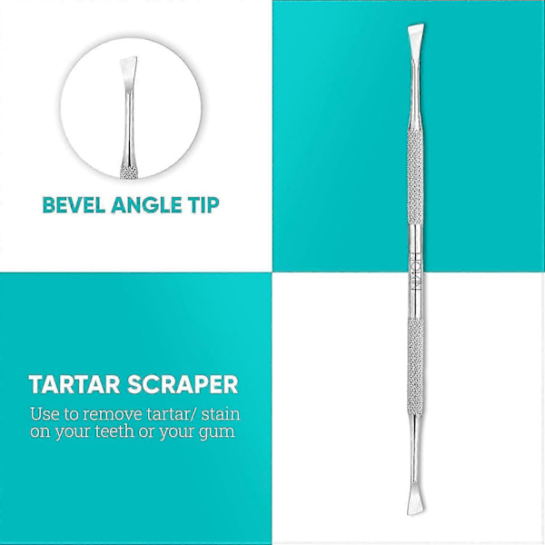 Professional Dental Tools Teeth Hygiene Kit - 4 Pieces Stainless Steel