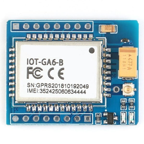 Mini A6 GA6 GPRS GSM Modul SMS Kit Trådlös Förlängningsmodul Kort Antenn Testad Röstutveckling för