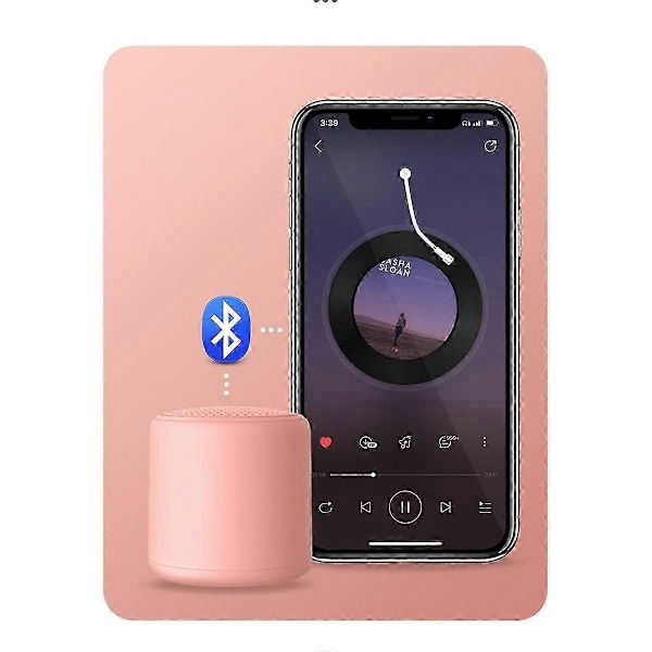 Bärbar Bluetooth-högtalare i Macaron-färg Vit Brus Ljudmaskin lämplig för Sömn Mini Ljudmaskin lämplig för Resor M