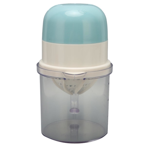 Bærbar Manuell Juicer Enkel Mini Presse Juicekopp Hjem Liten Manuell Fruktjuicer Himmelsblå