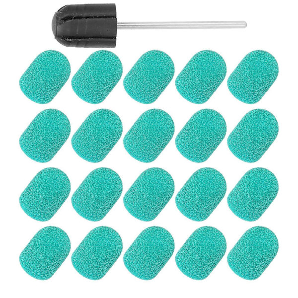 Slipbandset för nagelfil, 13 x 19 mm sliphylsor nagelfilsbitar för polering och slipning