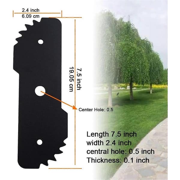 2st 243801-02 Kantklipparblad, Kompatibelt för Black & Decker
