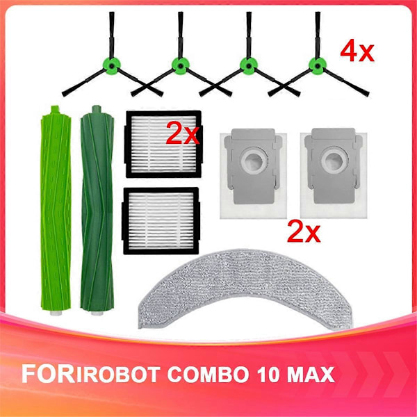 IROBOT COMBO 10 MAX -lakaisurobotin lisätarvikkeet
