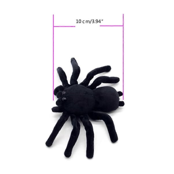 Tricky Spider Charm Nøkkelring Dyrenøkkelring for venner Barn Julekonfirmasjon Bursdagsgave til edderkoppelskere