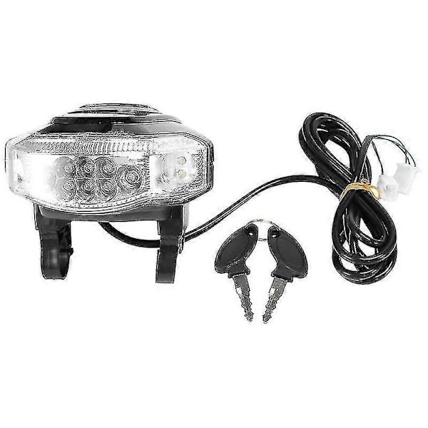 60v Angel Eyes LCD Lyshastighedsdisplay Batteri Horn Forlygtekontakt Nøgle til Citycoco El-Scooter