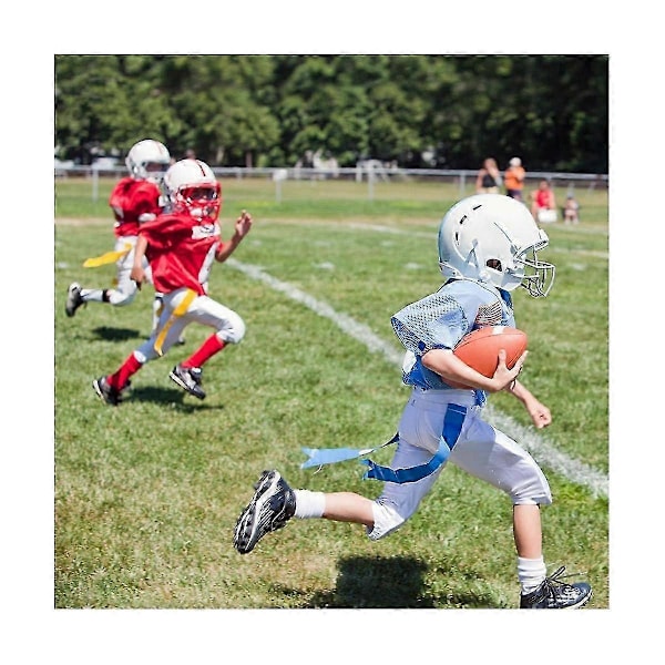 Flag Football Sæt, 10 Spiller Flag Football Bælter og Flag Sæt, Komplet Indendørs & Udendørs Træning S godt