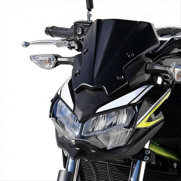 Motorcykel Forrude til Z650 Z900 Sort