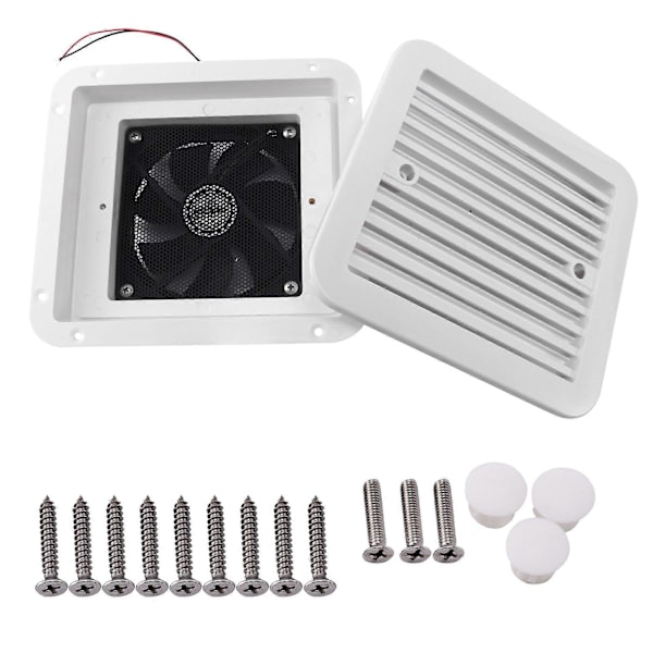 12V Universal RV Autocamper Lydløs Tagkøling Trailer Udstødningsventilator Campingvogn Effektiv Loftmontering Ven