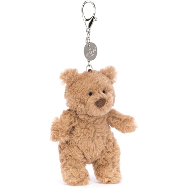 Jellycat Bartholomew Bjørn Veskeanheng - L:5cm x B:6cm x H:12cm