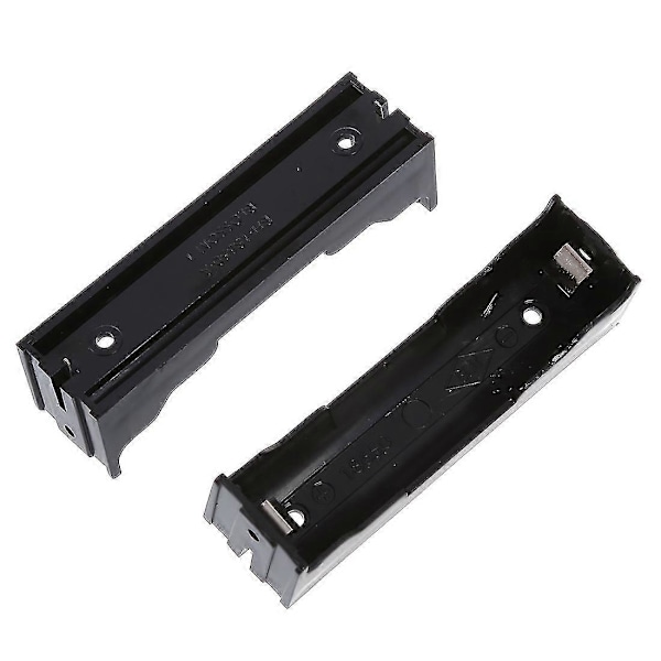 10x Svart Öppet Batterihållare Fodral Box för 3.7V 18650 Batteri