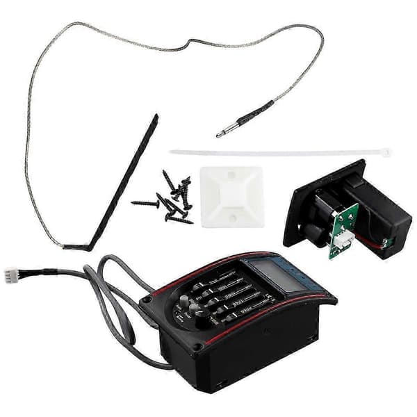 LC-5 5-bånds Guitar Pickup EQ Equalizer Akustisk Guitar Preamp-FO SAHN