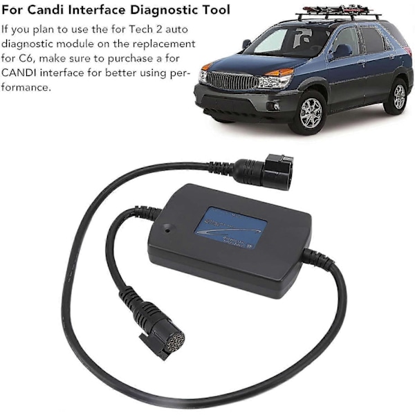Candi-grensesnitt for automatisk diagnoseverktøy Koble til kabel Candi-moduladapter for automatisk diagnosekabel for LaCrosse 3.6L 05