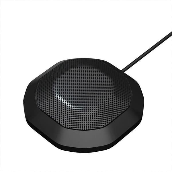 3,5 mm kontakt konferensmikrofon 360 rundstrålande kondensor