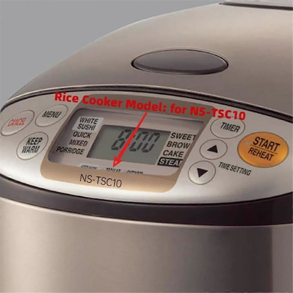 304 Rustfritt Stål Innerbolle for Riskoker til Zojirushi NS-TSC10 (5.5 kopper) Multi-Cooker Erstatning