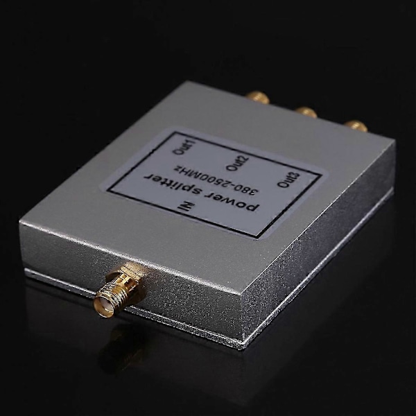 3-vägs SMA effektfördelare 380Mhz-2500MHz, SMA hona effektdelare signalkabeldelare hona