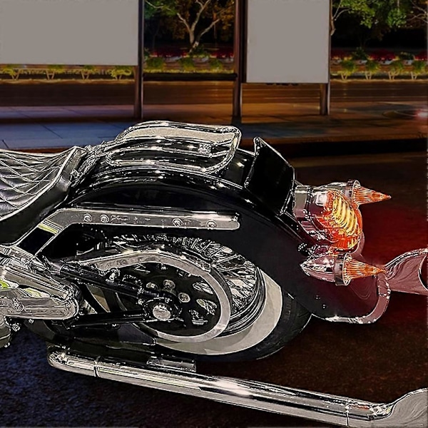 Røgfarvet Blinklysglasdæksel til Harley Touring Road Glide Road King 3-1/4 Tommer Fladt Blinklys