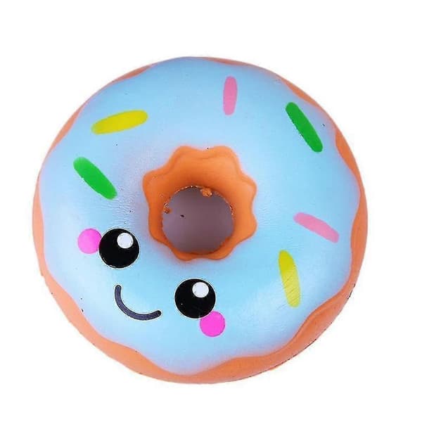 Squishy Smiley Donut Simulation Pu Slowspring Legetøj Stress Relief