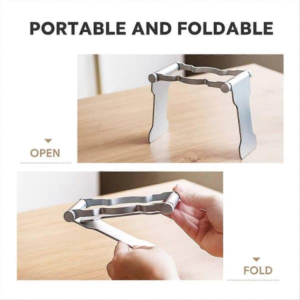 Vikbar kaffedropphållare i aluminiumlegering