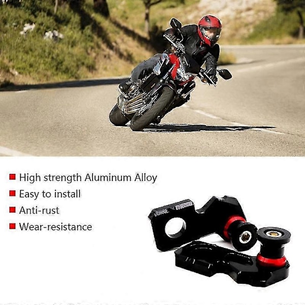 Motorcykel CNC Aluminium Kædejusteringsblok Bagerste Svingarm Spoler til Cb650f Cbr650f 2014-2019 Cb65