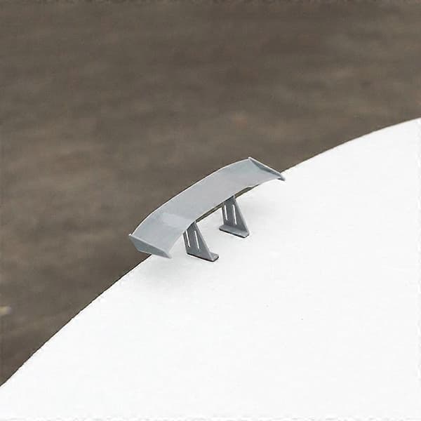 Universal 6,7 tommer mini spoiler bil baghale dekoration spoiler vinge kulfiber Gray