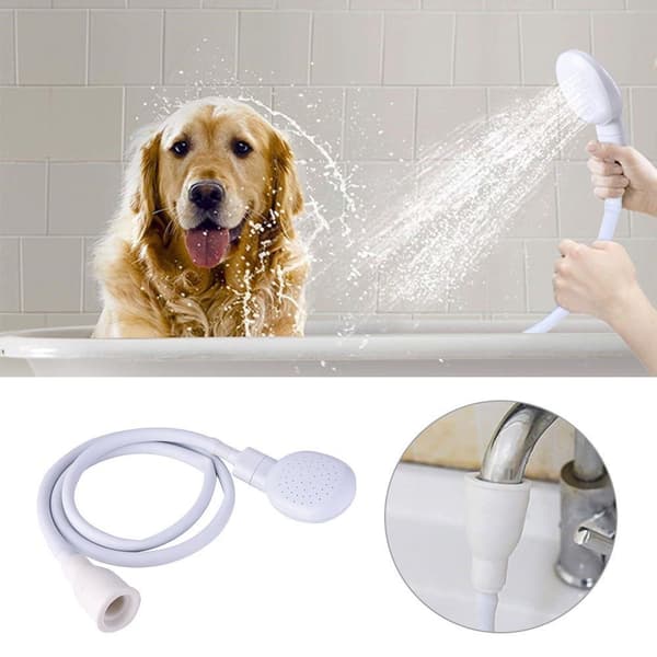 Enkelt dusjhode dusj baderom hundebad kattebad