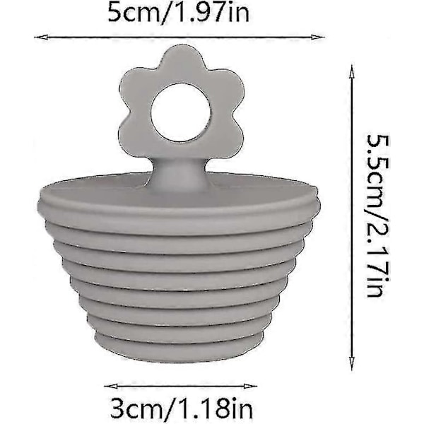 2 stk. Universal Vaskavløpsplugger for Kjøkken