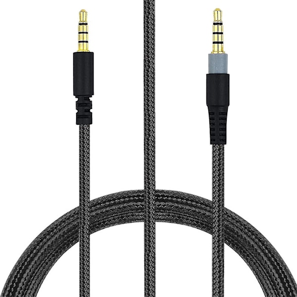 Nylon Flettet Erstatnings Aux 3.5mm Kabel Forlængerledning Til Hyperx Cloud Mix Til Alpha S Gaming Headsets Hovedtelefoner