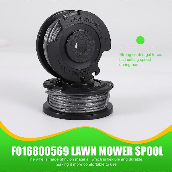 3-pack spole för Bosch Easygrasscut 18V för Easygrasscut 23 F016800569 för gräsklippare, ersättning
