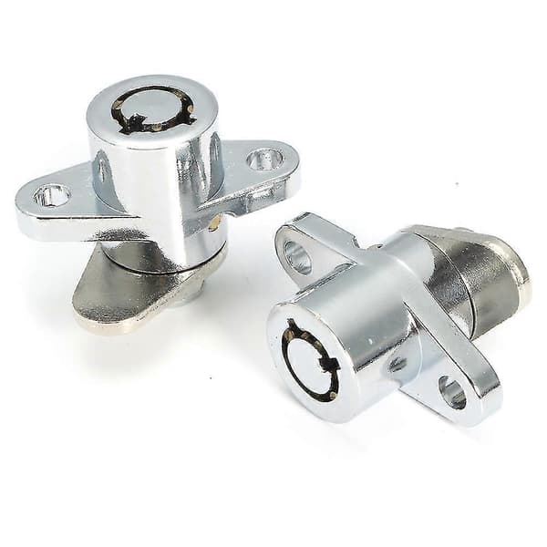 2x Hård Sidetaske Lås 3 Sæt Til Touring Glide Road King Ny