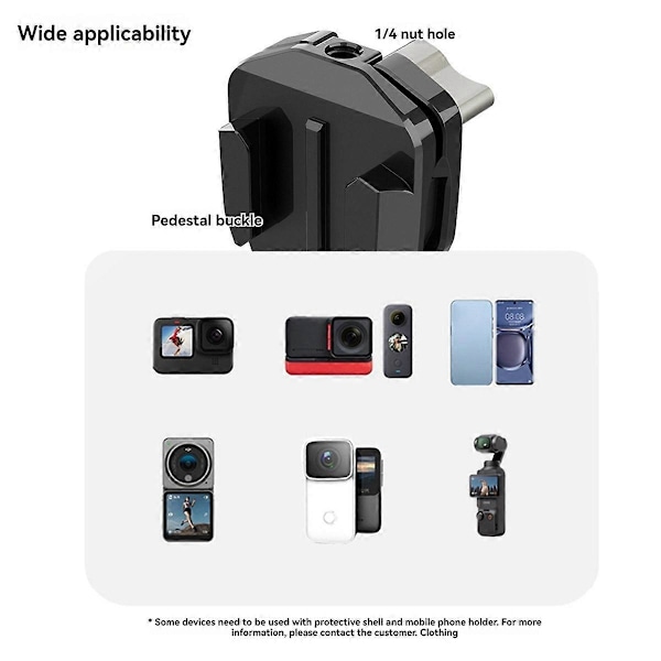 Motorcykel Vindrutesfäste för GoPro Hero 12 Insta360 X3 Stil A