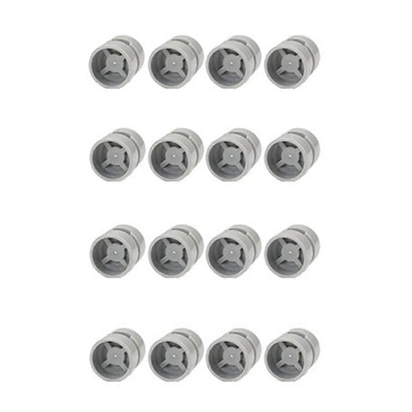 48 st Mini Hjulaxlar Paket Block Biltillbehör Däcknav Klassiska Byggklossar Barn DIY Leksaker