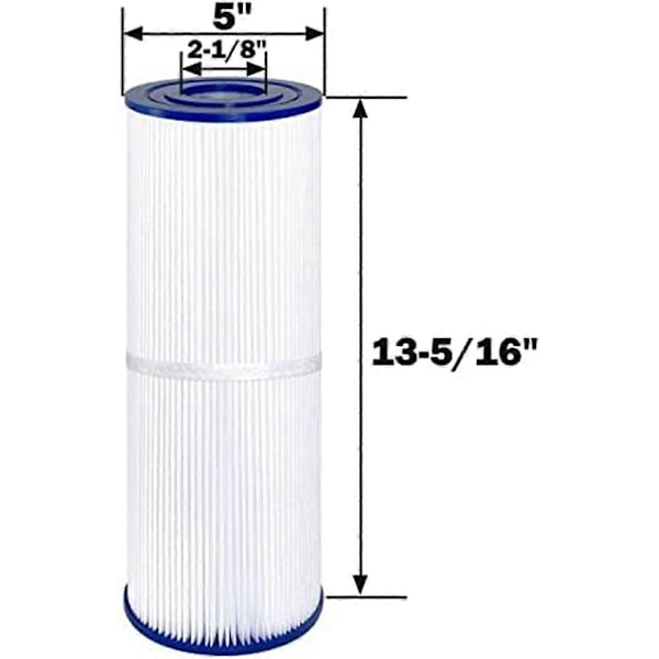 Spa Filter C-4326, FC-2375, PRB25-IN, 303909, M-4326, 8172500, R173429, 5X13 Inline Spabad Filter