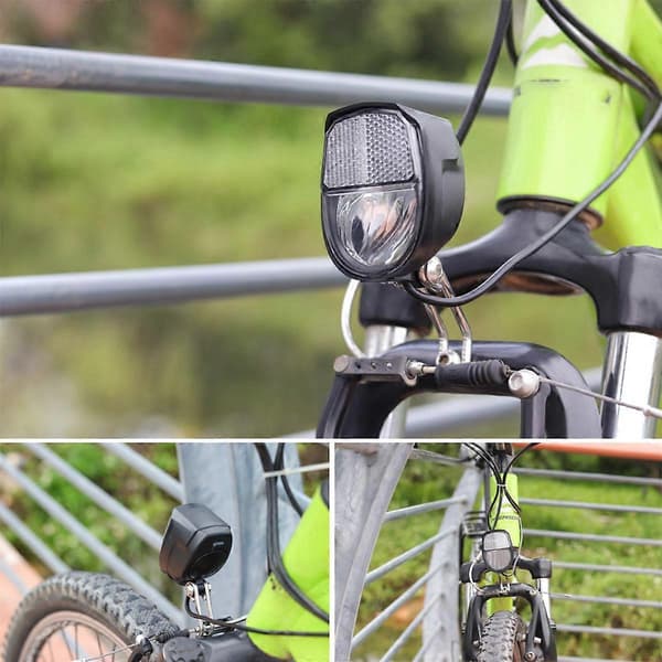Dynamo Cykellygte Forlygte Sæt Input AC 6V 3W Dynamo Cykel LED Forlygte Cykeltilbehør