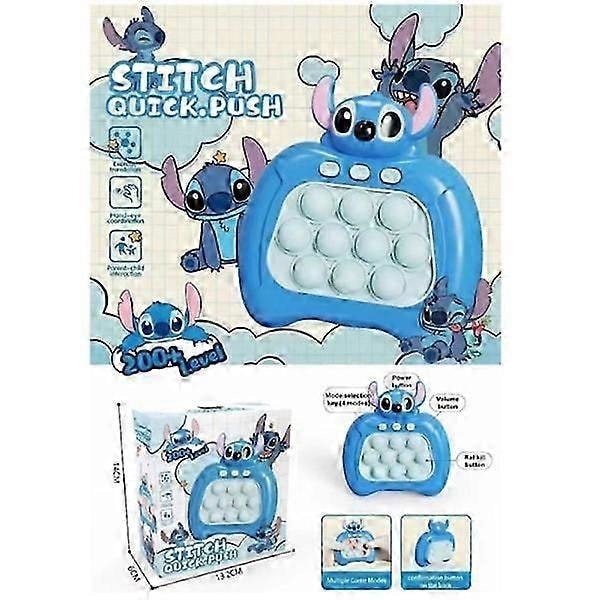 Stitch Pop It Pro Lysende Spil, Hurtigt Tryk Fidget Spil til Børn og Voksne, WELLNGS