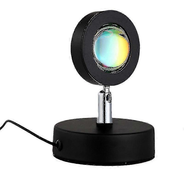 Sol Projektion LED Lampe, USB Natlys Kompatibel Med Værelse Studio Indretning