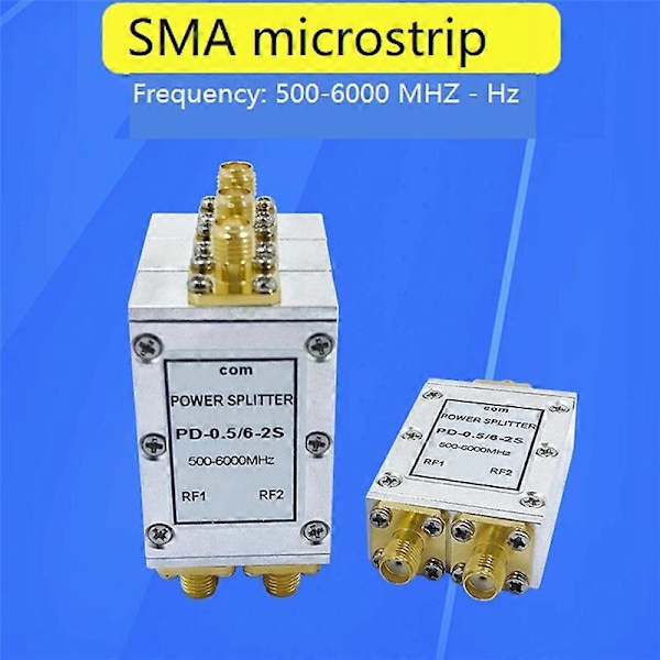 SMA Microstrip Power Splitter Et Punkt To 0.5GHz-6GHz RF Power Splitter Kombiner WIFi 10W