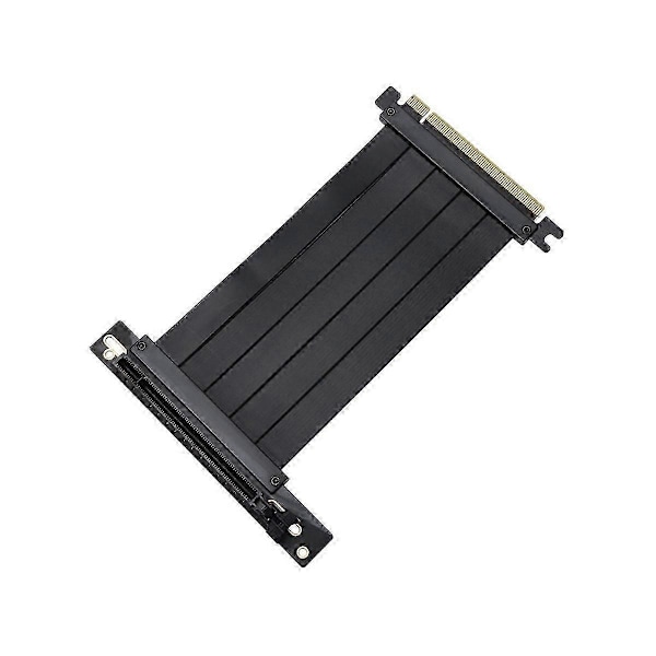 PCIe 4.0 X16 Forlængerkabel 200mm 90 PCIe Konnektor Forlængerkabel Kompatibelt med PCIe 3.0 Systemer