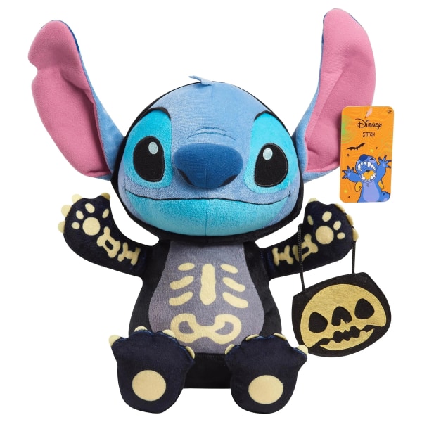 DISNEY SEASONAL Stitch som ett skelett Halloween stor 15-tums plysch gosedjur barnleksaker för present till fans style 1