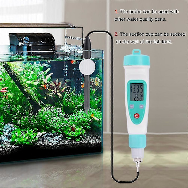 Egnet til Ph Erstatningsprobe Akvarium Hydroponisk Laboratorieelektrode Ph Meter Potentialetest Bnc Q9 Connec-FO SHAN RAN WANG