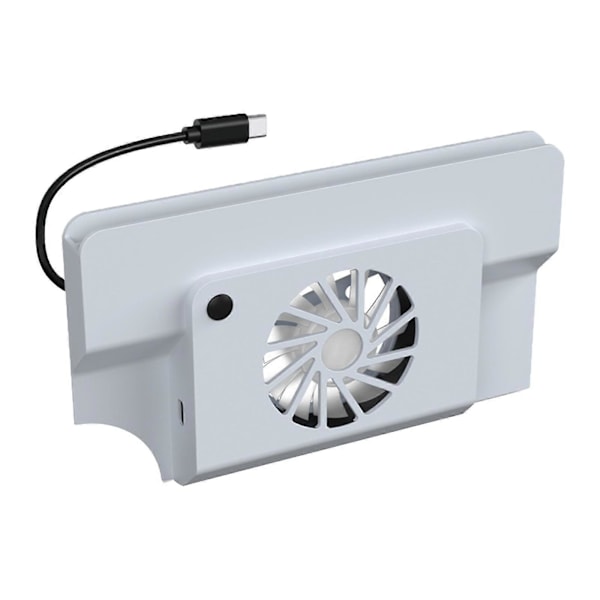 LED Køleventilatorbase med spilkortslot til Switch OLED-værts tilbehør