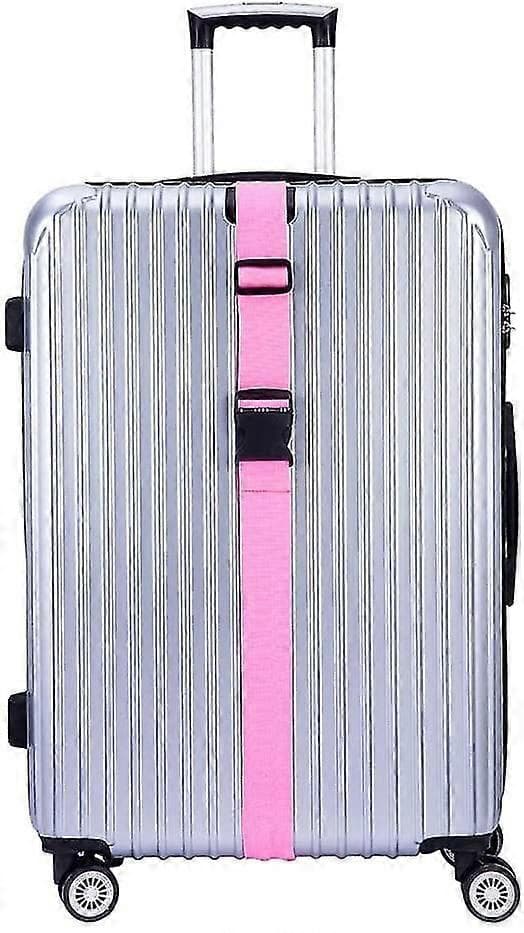 2 Stykker Kuffertstropper Kuffertstropper Kuffert Bagagestropper Lange, Pink