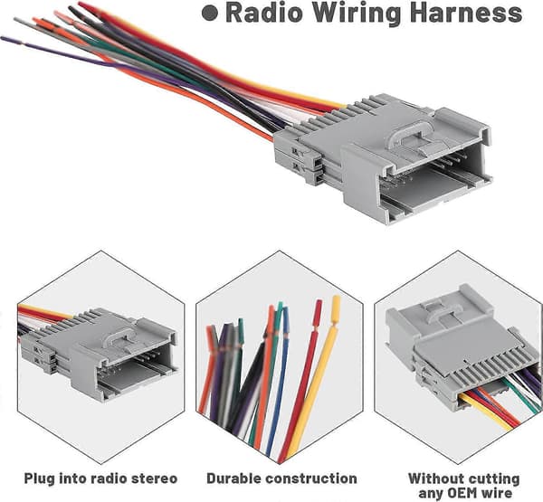 Radio Stereo Ledningsnet Antenne Adapter Stik Kit Passer 2000-2012