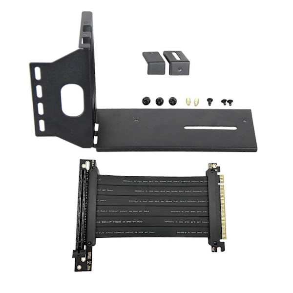 GPU-teline, näytönohjaimen pystyteline PCI Express -jatkojohdolla, kiinteä GPU PCI-E sisäänrakennettu Verti